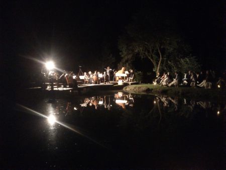 Konzert beim Teich