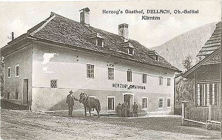 Herzog's Gasthaus (Postkarte Datum unbekannt)